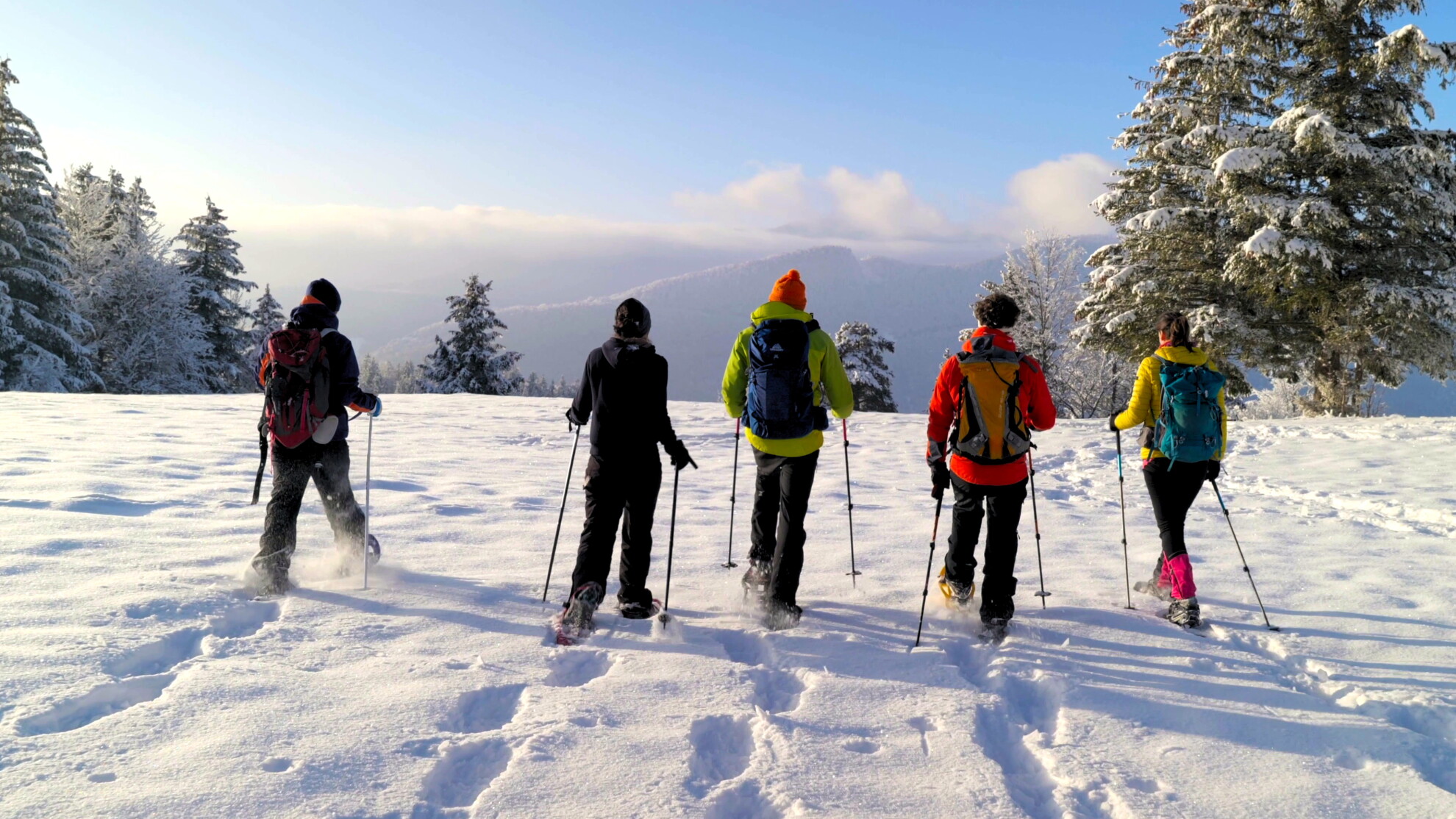 Snowshoeing in the Vercors