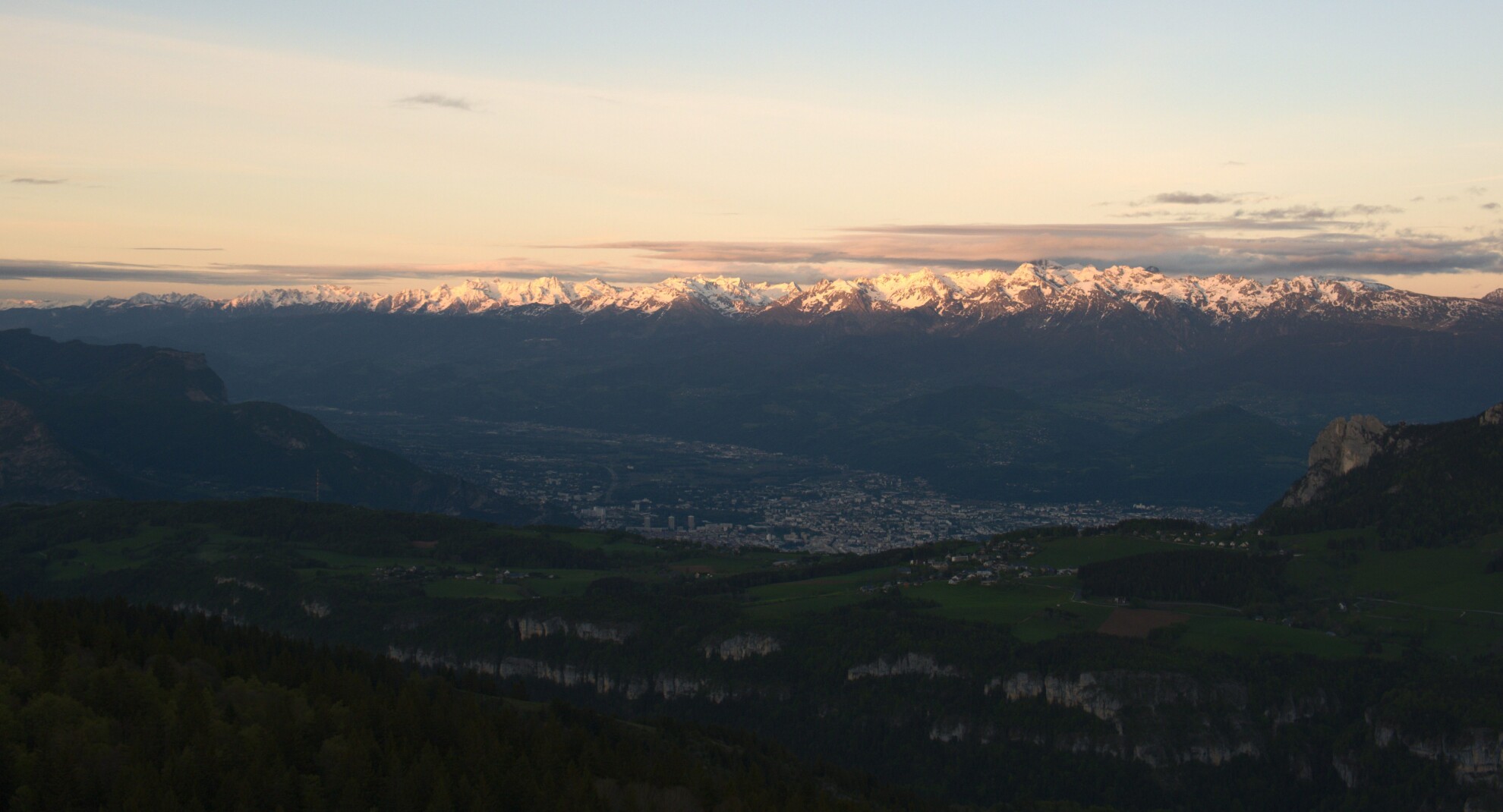 Sunset Grenoble