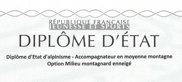 Mid-mountain leader: DE AMM - Hiking guide qualification