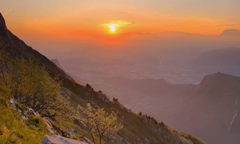 Sunrise in the Vercors