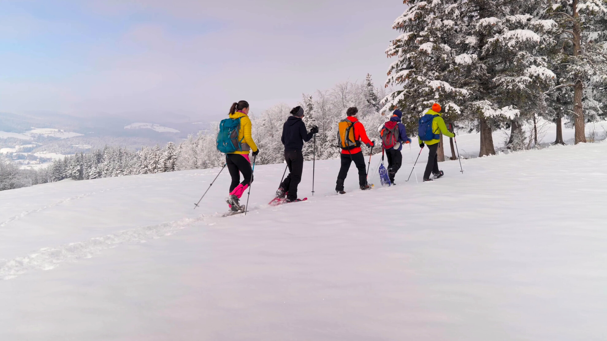 Snowshoeing for beginners in the Vercors