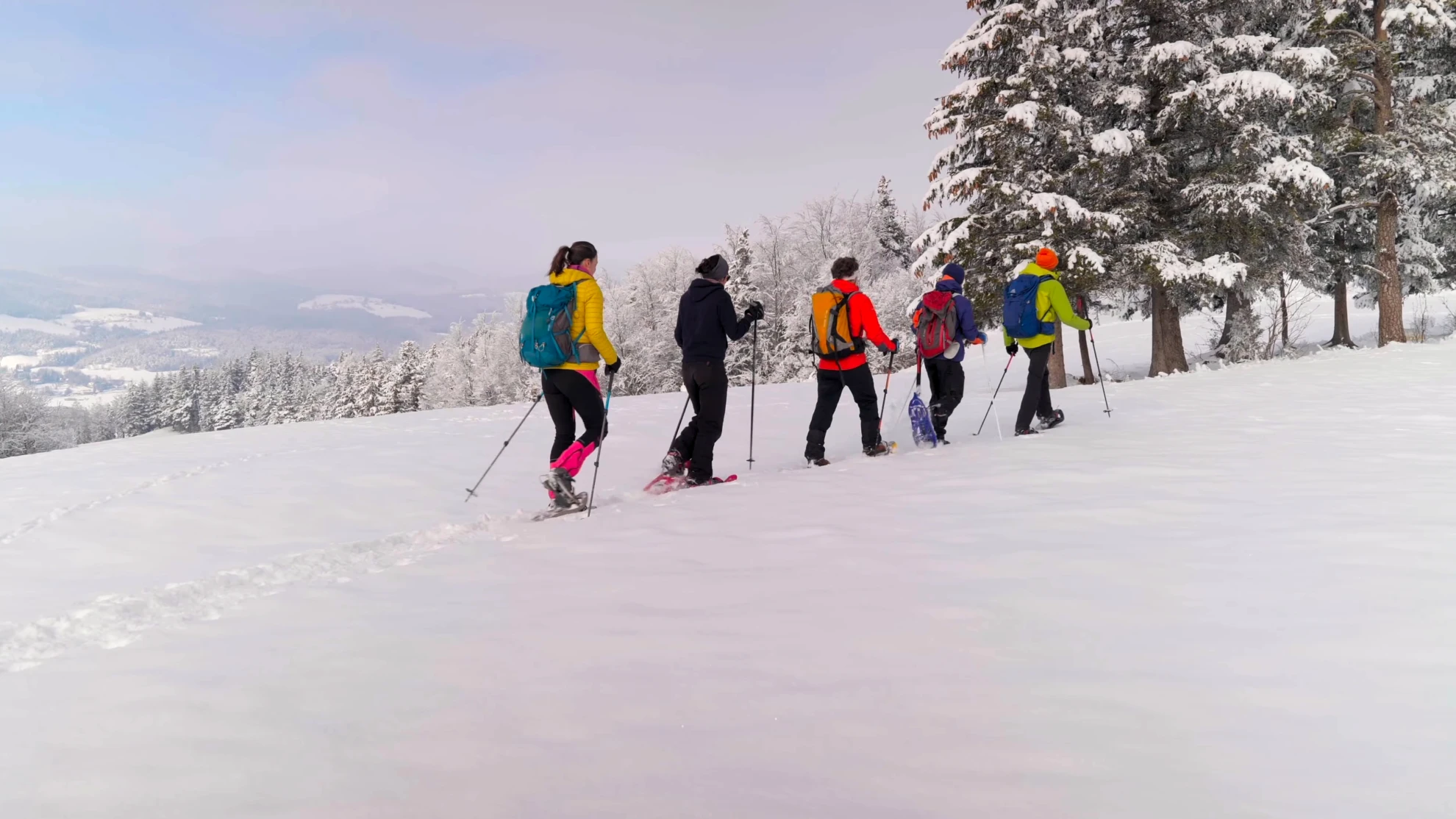 Snowshoeing for beginners in the Vercors